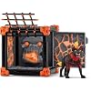 Schleich Eldrador Creatures - 27 PC Lava Battle Cave with Dog Toy Playset - Hell Hound Figurine Set for Boys and Girls with Expandable Fortress - Interactive, Imaginative Play for Kids Ages 7+ | 42674