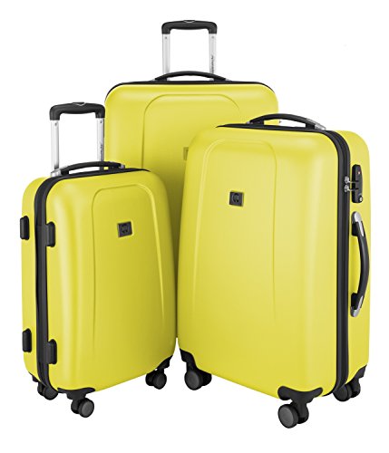 Hauptstadtkoffer - Trolley, color Amarillo, Set