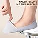 Sofier No Show Socks Womens, Non Slip Low Cut 6 Pairs Thin Silky Dress Footies Liner Invisible Socks Flats Loafers Sneakers