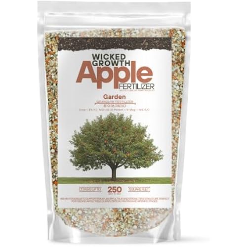 Old Cobblers Farm™ Wicked Growth Apple Tree Fertilizer-Boost Fruit Yield & Tree Health, Enhanced with Nutrients for Lush Growth–All Apple Varieties (5 lbs | 10 lbs | 15 lbs | 20 lbs) (5 lb)