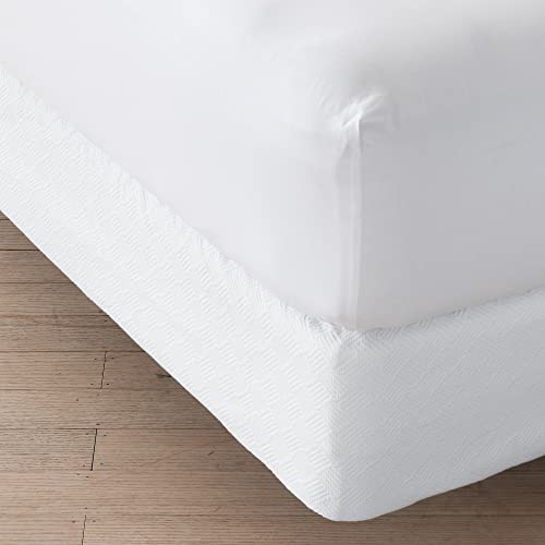 Lands' End Matelasse Box Spring Cover White King