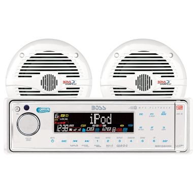 BOSS Audio Systems MCK1560.6 Combo Kit includes MR1560DI, MR60W, ANT10, MRC5