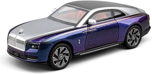Image of VARIYA ENTERPRISE Exclusive Alloy Metal Pull Back Die-Cast Car Diecast Metal Pullback Toy Car with Openable 6 Doors,Light Music Boys Gifts Toys (1:24 Rolls-Royce Spectre - Multicolor)