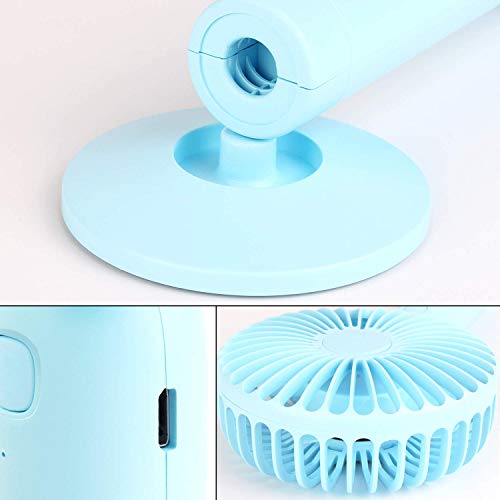 最安値 Junnom 携帯扇風機 手持ち扇風機 Usb扇風機 卓上扇風機 3段階風量 底座の取り外し可 家庭 キャンプ オフイス の価格比較