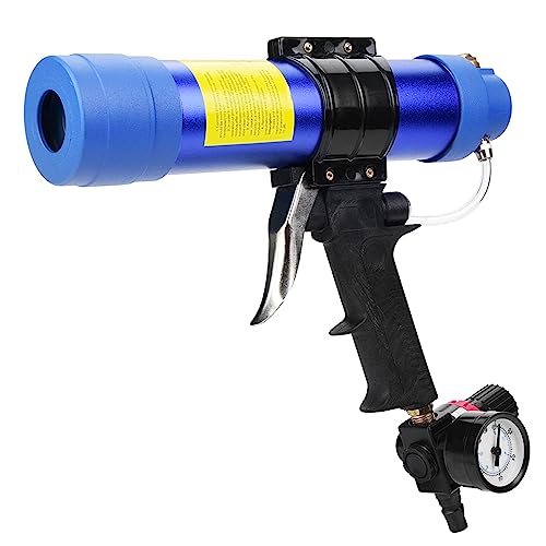 Pistola de Pegamento Neumática Ajustable 310ml Azul miniatura 6