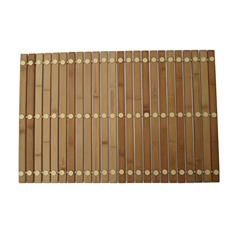 Tapis de bain antidérapant à rayures IOIUSKKU pour sécurité douche - 4