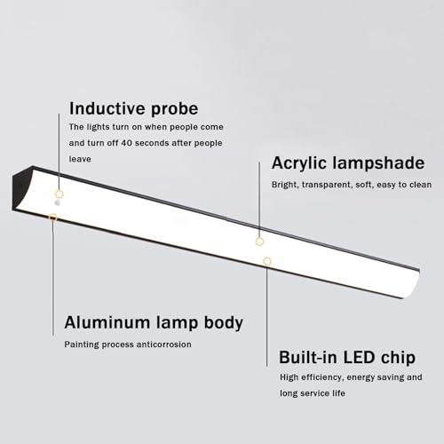 Applique LED détecteur de mouvement extérieur IP65 longue bande