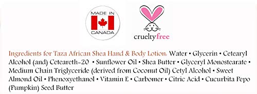 Miniatura 4 de Taza Loción corporal y natural de karité africano sin perfume, 16 onzas líquidas de humedad intensa para pieles muy secas con aceite de semilla de