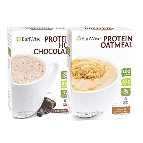 Bariwise Protein Hot Chocolate And Maple & Brown Sugar Protein Oatmeal Bundle #TOP15
