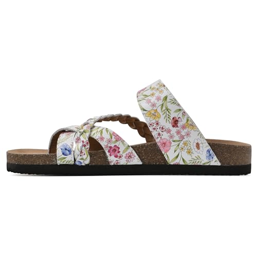 Image of White Mountain Women's Hazy Braided Footbed Sandal