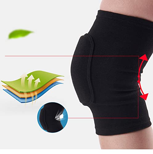 Miniatura 3 de ANKOMINA Rodillera para adultos y niños, antideslizante, transpirable, flexible, elástica, rodillera, protección para el codo, para voleibol,