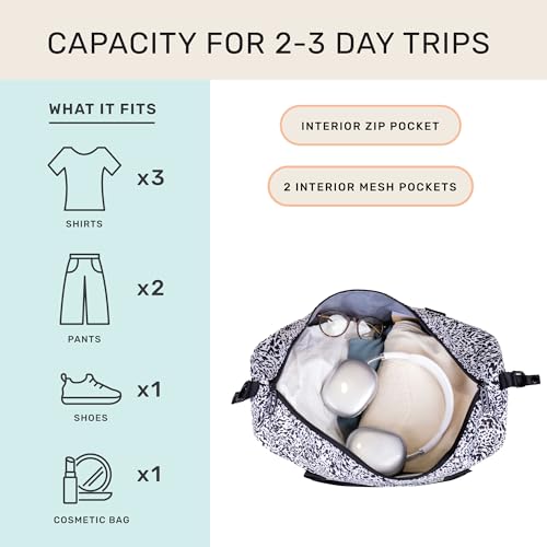 Image of Jadyn Lola Travel Bag, Weekender /Overnight Duffel, Gym Tote Bag for Women, Wild Cat, One Size,