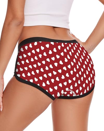Image of Aueyan Womens Boyshorts Panties Stretchy Boxer Briefs Novelty Lounge Sleep Shorts