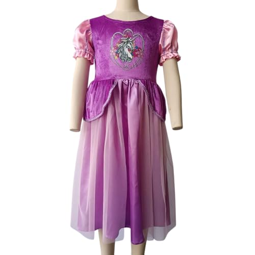 Liontouch - Vestido Princesa Unicornio para Niñas 3–6 Años, Talla Única | Disfraz Mágico con Unicornio & Detalles Brillantes | Traje Cómodo para Juegos Reales & Cuentos de Hadas