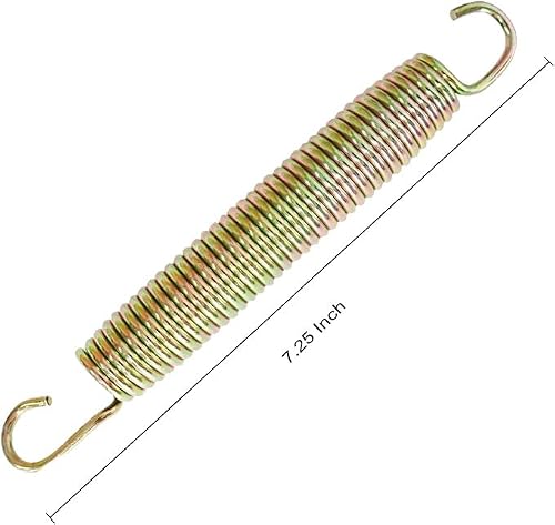 Galactic Xtreme Galvanized Trampoline Springs Set 5.5\", 7.25\", 8\", 9\" Inches - Weather-Resistant Trampoline Accessories Heavy Duty Spring Trampoline Replacement Parts (10, 9 Inches)