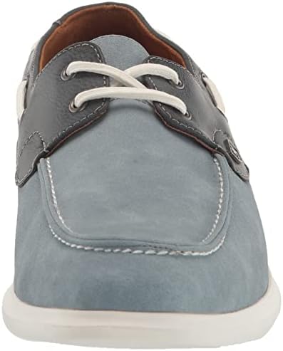 Stacy Adams Men's Reid Boat Shoe, Light Blue Multi, 13 | Image 1