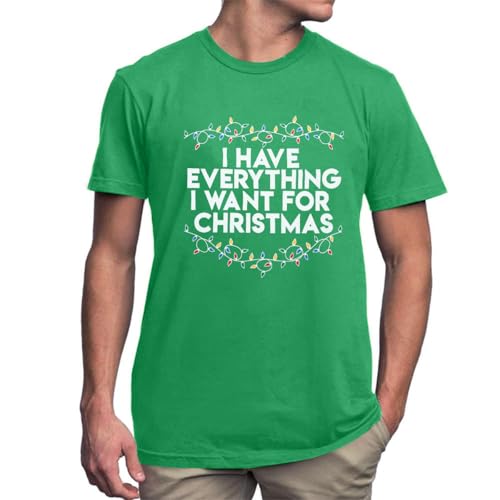 Christmas Couples His and Her Shirt: I Have Everything I Want for Christmas Shirt - Funny Holiday Graphic Matching Sets2