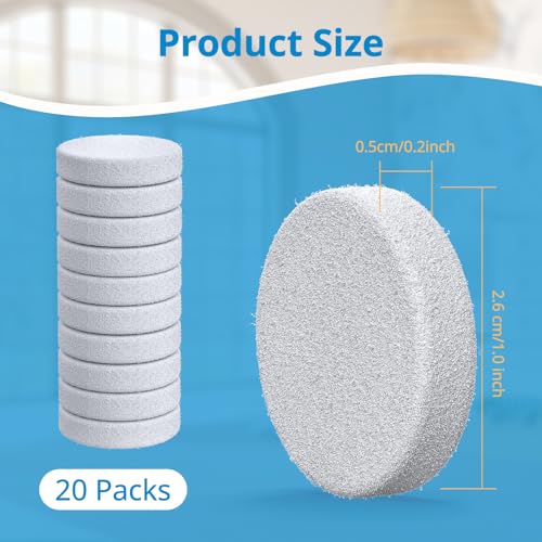 Image of Core Mini Aroma Pads Replacement for LEVOIT LV-H128, Core Mini Air Purifier | 20 Pack Essential Oil Replacement Aromatherapy Refill Pads Compatible with LEVOIT Core Mini /LV-H128 Air Purifier, White