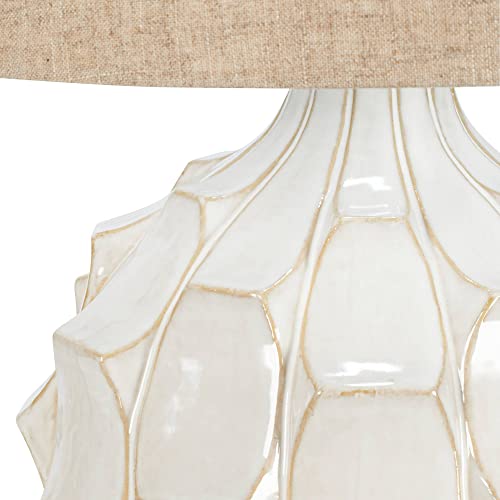 Lámparas de mesa Possini Euro Design set 2 blancas 26.5 in miniatura 6