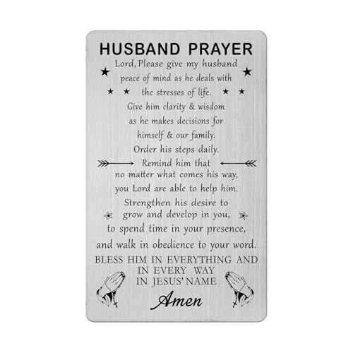 Carte de vœux de prière pour mari : un message d'amour spirituel et unique