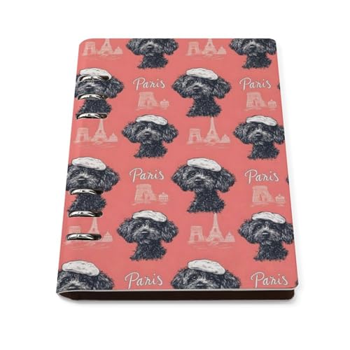 Carnet ligné pour l'école et le bureau au motif Tour Eiffel