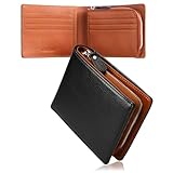 [グレヴィオ] 収納の達人 一流の職人が作る カードが18枚入る本革財布 YKKファスナー ギフトBOX入り プレゼント 大容量 財布 メンズ 2つ折り 二つ折り財布 メンズ財布