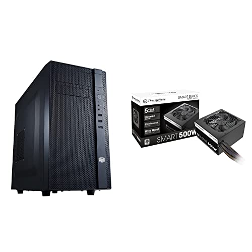 Gabinete Cooler Master N200 Mini Tower para PC con Fuente de Alimentación Thermaltake de 500 W Certificada 80+ miniatura 1