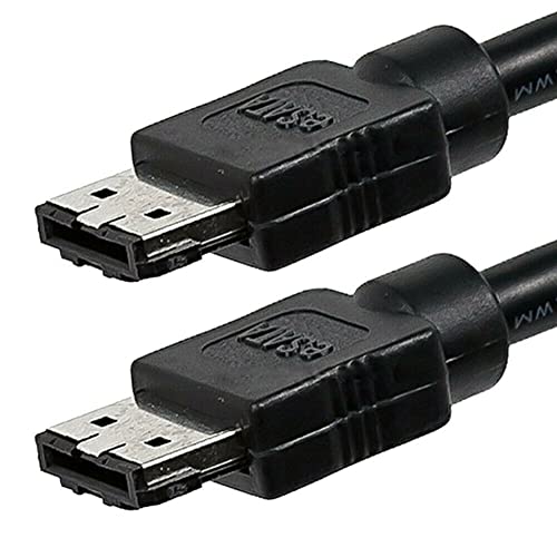 Cable externo eSATA a eSATA 6Gbps 1.83 m negro