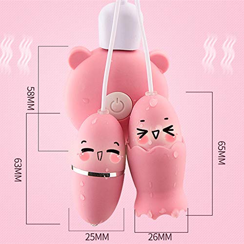 Sucking Pleasure 7 Frequency Double Head Silent USB Cable Rechargeable Dual Motor Waterproof Búllet Vibrating Vǐbrǎtǒr Relieve Stress is Simple and Convenient Vibartion Suction