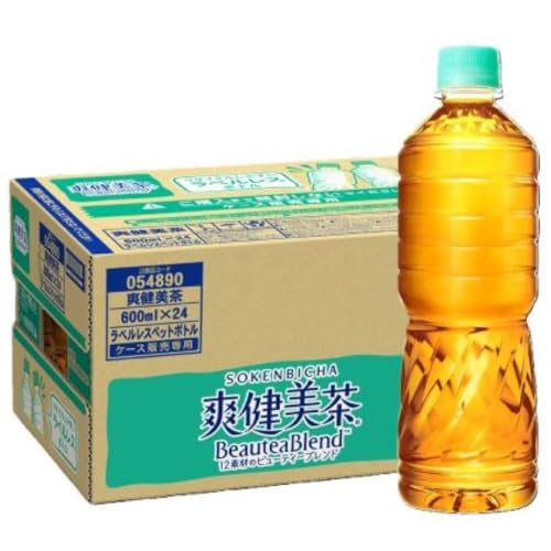 タイムセール商品5 - コカ・コーラ 爽健美茶 ラベルレス 600ml ×24本