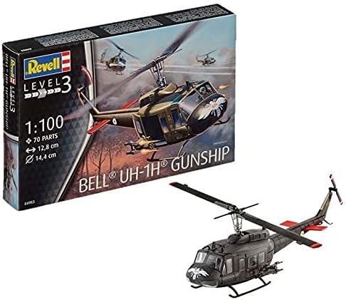 UH Model gunship,scale plastic kit