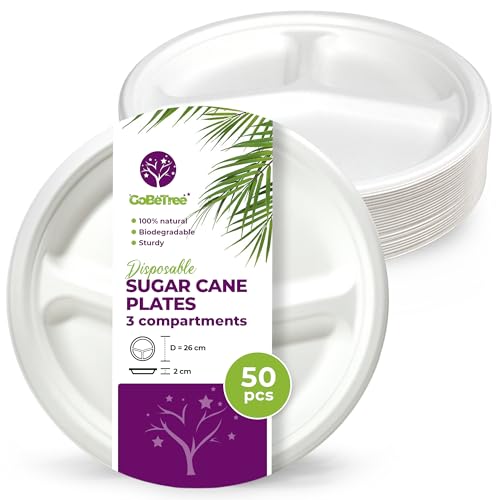 🌿 𝐂𝐀𝐋𝐃𝐈 𝐎 𝐅𝐑𝐄𝐃𝐃𝐈: I piatti monouso in canna da zucchero sopportano senza problemi cibi caldi e freddi, senza alcun rivestimento di plastica o cera. Sono compatibili con il microonde e adatti al congelatore.