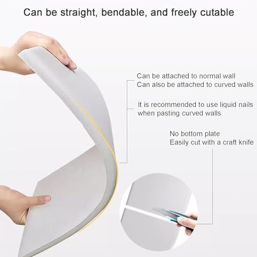 Acolchado de pared anticolisión para seguridad infantil en dormitorios con paneles 3 pack 7