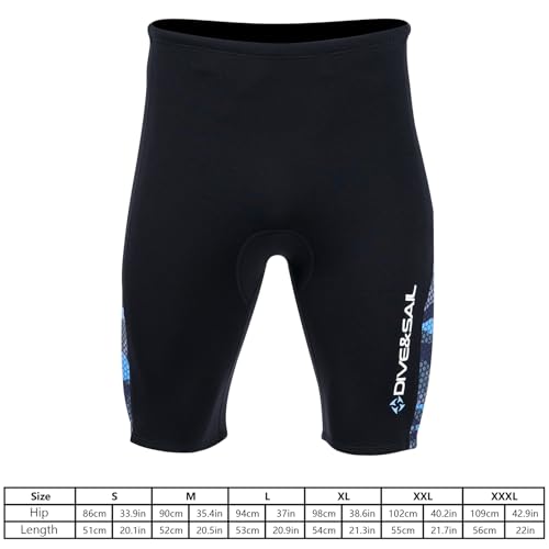 Pantalones cortos de neopreno para hombre, 2 mm de grosor, para buceo, surf y deportes acuáticos miniatura 4