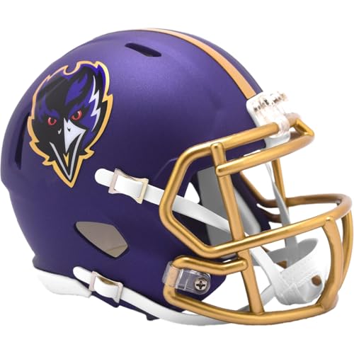 Riddell Baltimore Ravens (2024) Alternate Speed Mini Helmet