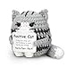 Meanju Positive Geschenke Katze Kuscheltier, Lustige Geschenke f&uuml;r Frauen, Pocket Hug Katzen Pl&uuml;schtier, Gl&uuml;cksbringer Kreative Geh&auml;kelte Katze Puppe, Gute Besserung Mutmacher Geschenk