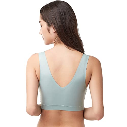 Image of Floatley Cozy Bra Comfort Wirefree Full Coverage Seamless Bra with Embedded Pad for Women