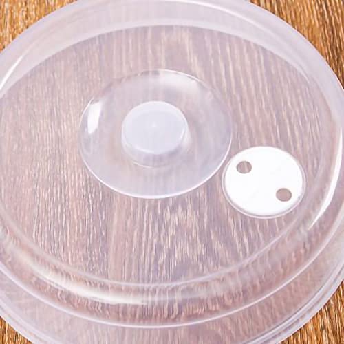 Cubierta Para Microondas Para Alimentos, Cubierta Para Salpicaduras De Microondas, Tapa Para Microondas, Tapa Para Alimentos, Tapa De Plástico Para Microondas, Cubierta Para Protección (Large)