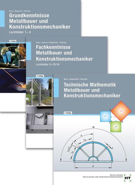 Paketangebot Heavy Metal(l) 2: Metallbau Lernfelder 1-13 + Technische Mathematik