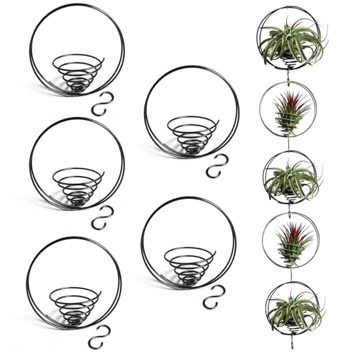 Otbushit 5 Pack Air Plant Hanger - Decorative Airplant Holder