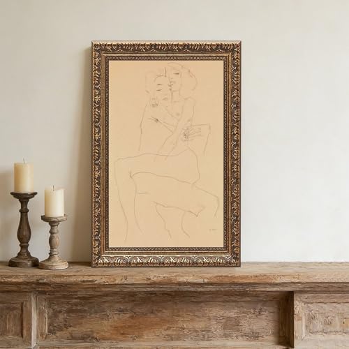 Tableau Egon Schiele un chef-d'œuvre expressionniste haute qualité - 4
