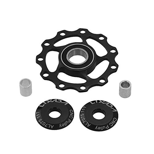 Polia Desviadora Traseira, Romacci 1pc 11T Guia de desviador traseiro Polia de liga de alumínio CNC