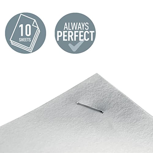 Leitz Electric Heftklammern E1, Verzinkt, 10 x Box mit je 2500 Heftklammern, 55680000