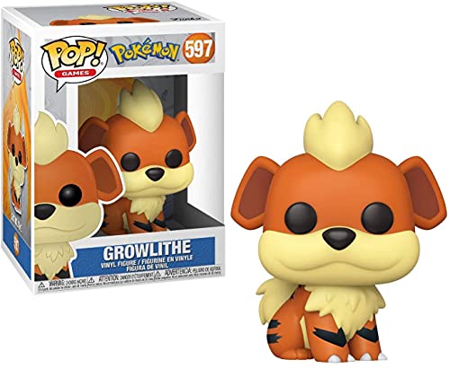 Funko Pop! Games: Pokemon - Growlithe, Multicolor