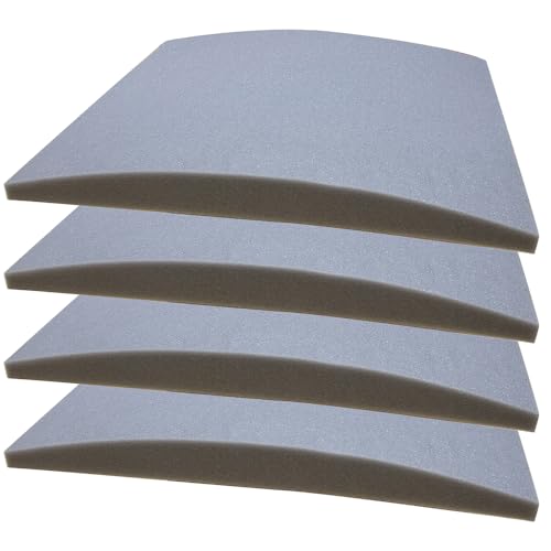 JMGBird 19.5x19.5 Inch Sofa Cushion Inserts Set of 4 - Sponge Pads Support for Collapsed Couch Cushions Restoration