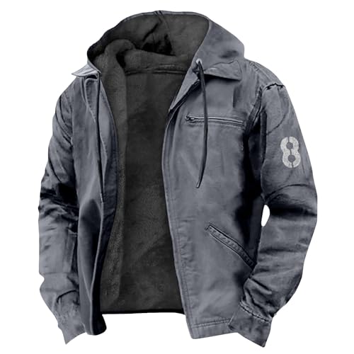 Generisch Casual Fleece Jacket Lightweight Warm Outdoor Sports Coat for Hiking Travel Daily Streetwear Comfortable Fit, black, S