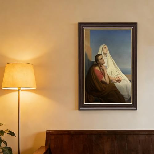 Impression sur toile Saint Augustin tableau suspendu décoration salon - 4