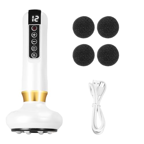 LENND Handheld Cellulite Massager Body Vacuum Massager with 12 Suction Modes Rechargeable & Cordless Cellulite Removal Machine Abdominal Belly Thighs Butt Neck at Home