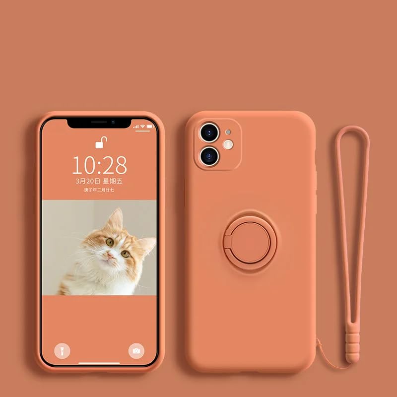 Coque iPhone 11 en silicone avec anneau pour visionner vos vidéos de cuisine