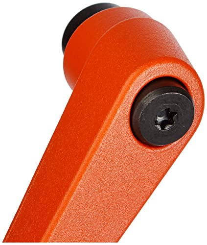 HALDER 24400.0411 Adjustable Clamping levers, Orange, d1=22 mm / d2=M8 - Image 4
